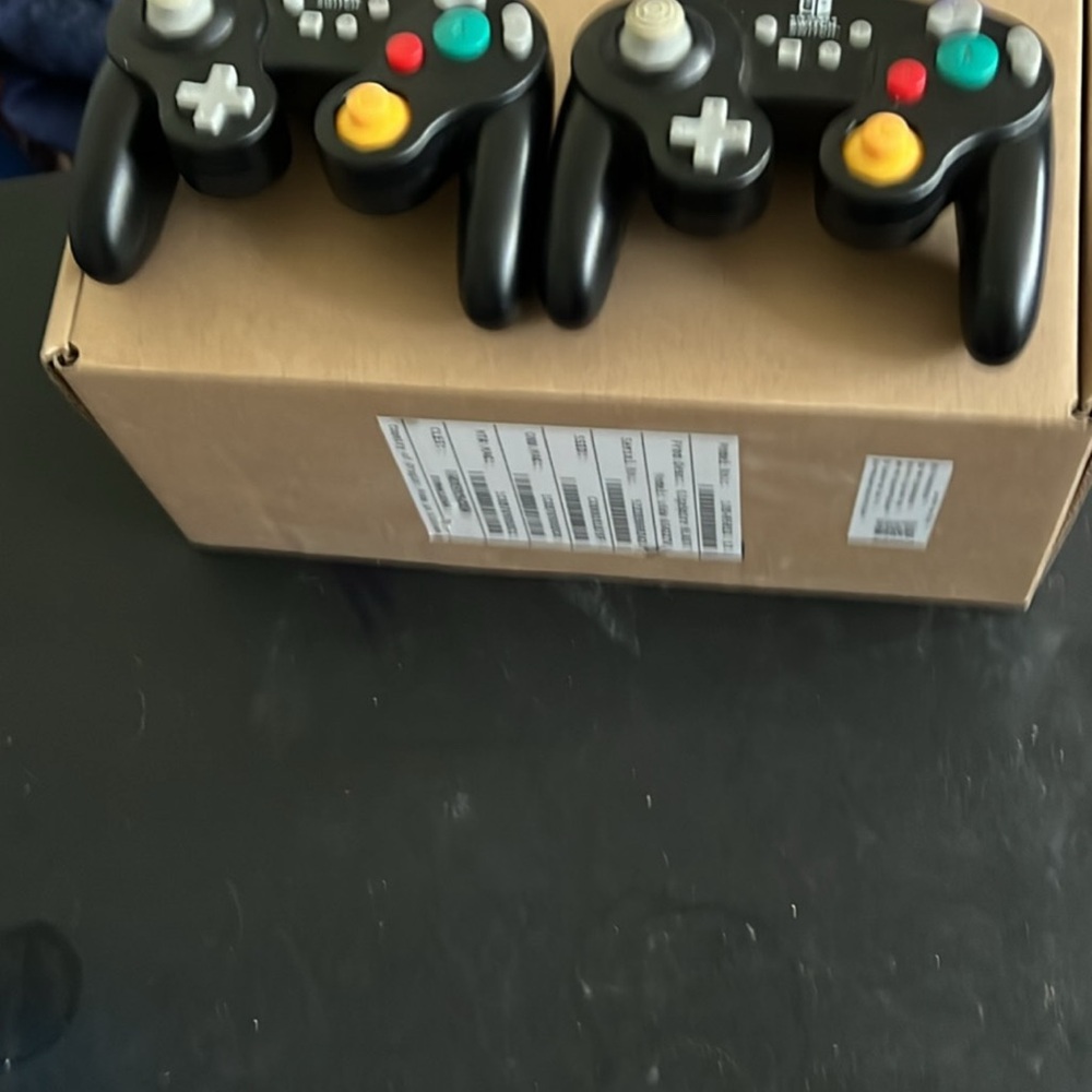 Wireless Black Game Controllers for Consoles